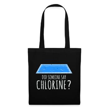 Conceptions de sauveteurs pour les techniciens de piscine - Sac en tissu - noir - Devant