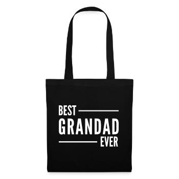 BEST GRANDAD EVER - Tote Bag - black - Front