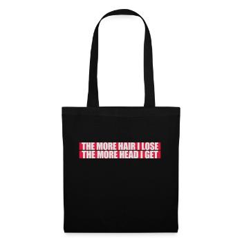 J’ai plus de tête - Sac en tissu - noir - Devant