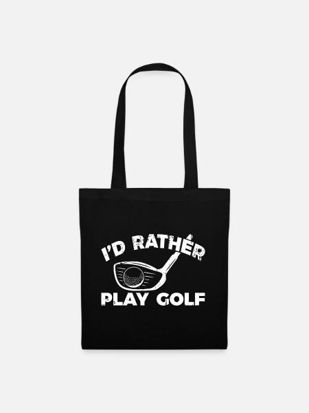 Golf Fan - Stoffbeutel - Schwarz