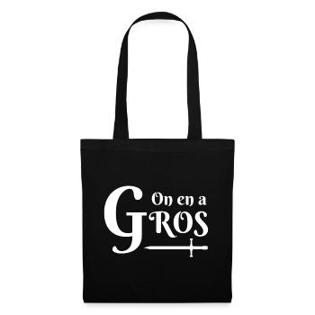 chevalier, épée, perceval, karadoc, merlin - Sac en tissu - noir - Devant