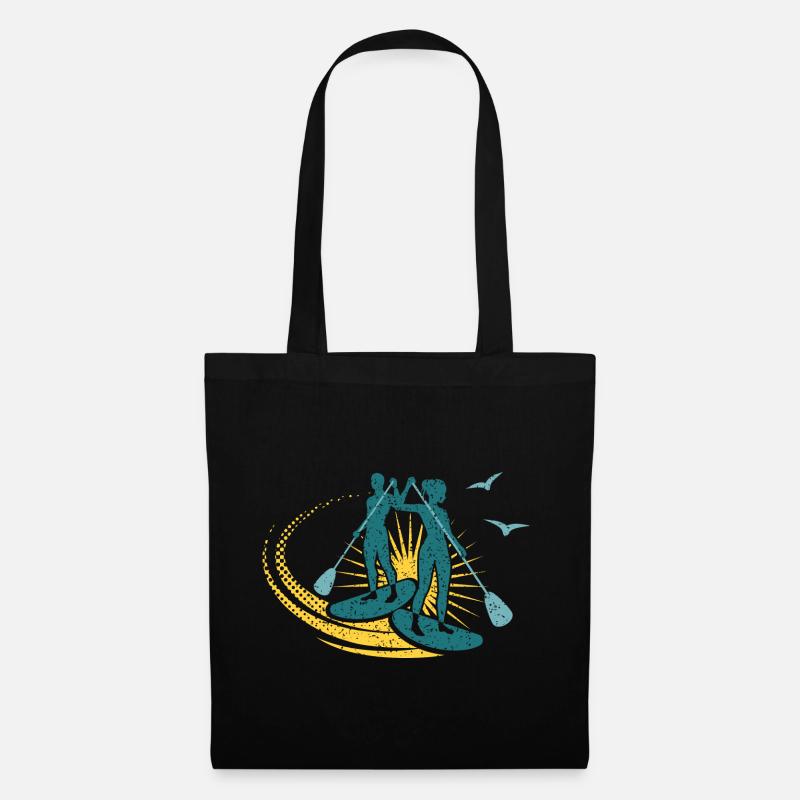 Paddling - Tote Bag - black