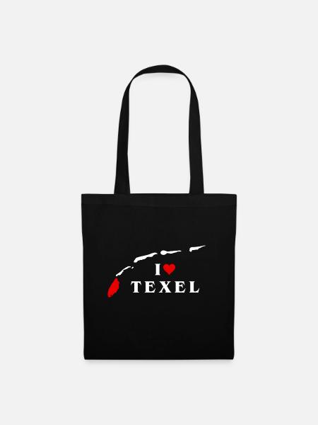 I Love Texel - Tote Bag - black