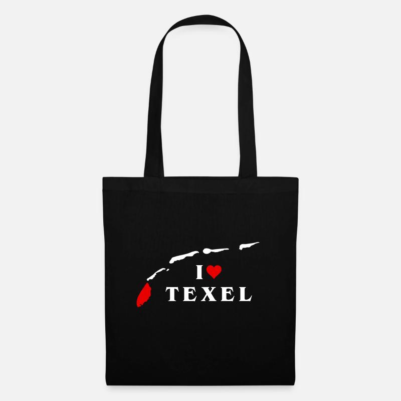 I Love Texel - Tote Bag - black