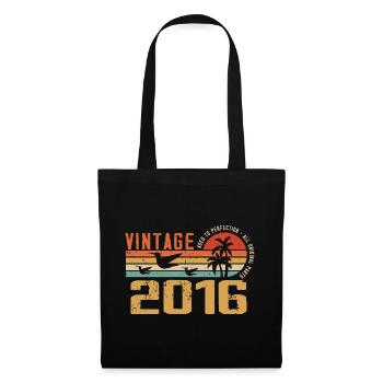 Vintage 2016 Anniversary Gift - Vintage 2016 - Tote Bag - black - Front