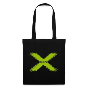Grüne Generation X - Stoffbeutel - Schwarz - Vorne