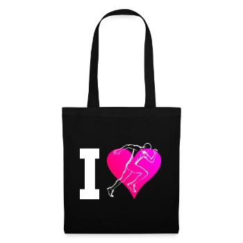 Course à pied Femmes Course à pied Hommes Jogging - Sac en tissu - noir - Devant