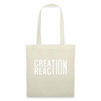 Creation reaction - Anagram pun humor - Tote Bag - nature - Front