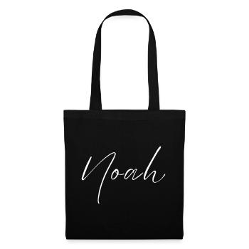 Noah Name T-Shirt Gift for Men - Tote Bag - black - Front