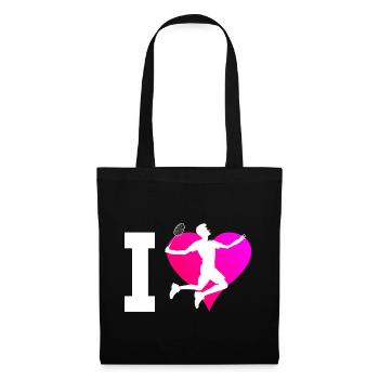 Badminton Femme Badminton Squash Badminton Hommes - Sac en tissu - noir - Devant