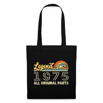 Légendaire depuis 1975 Anniversaire 1975 Né en 1975 - Sac en tissu - noir - Devant