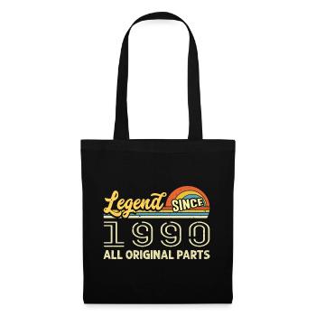 Legendary since 1990 Birthday 1990 Vintage 1990 - Tote Bag - black - Front