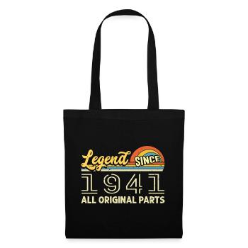 Legendary since 1941 Birthday 1941 Born 1941 - Tote Bag - black - Front
