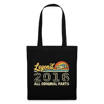 Legendary since 2016 Birthday 2016 Vintage 2016 - Tote Bag - black - Front