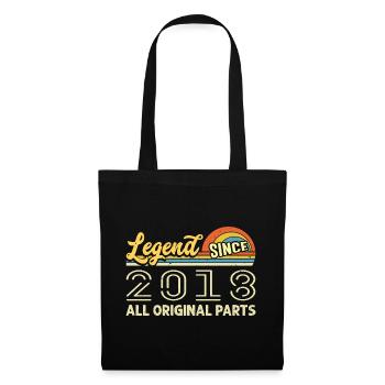 Legendary since 2018 Birthday 2018 Vintage 2018 - Tote Bag - black - Front