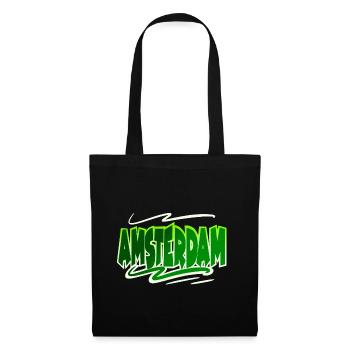 Amsterdam - Sac en tissu - noir - Devant