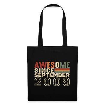 September 2009, Birthday present September 2009 - Tote Bag - black - Front