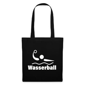 WASSERBALL - Stoffbeutel - Schwarz - Vorne