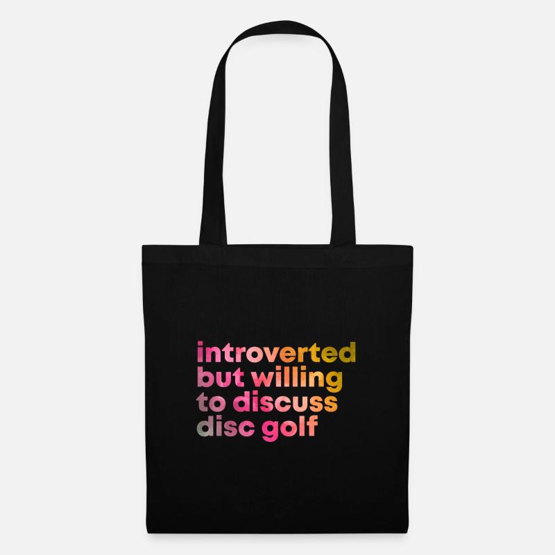 Disc golf - Sac en tissu - noir