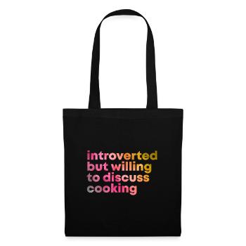 cuisine - Sac en tissu - noir - Devant