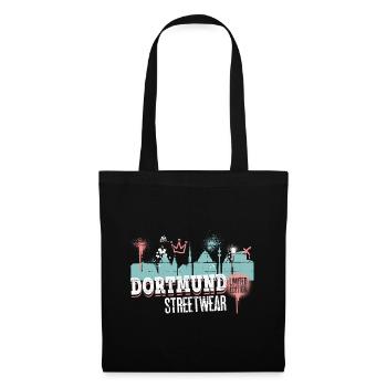 Dortmund Skyline City Germany Graffiti - Tote Bag - black - Front