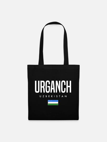 Urganch Usbekistan - Stoffbeutel - Schwarz