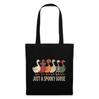 Just A Spooky Goose Halloween Vibes - Tote Bag - black - Front