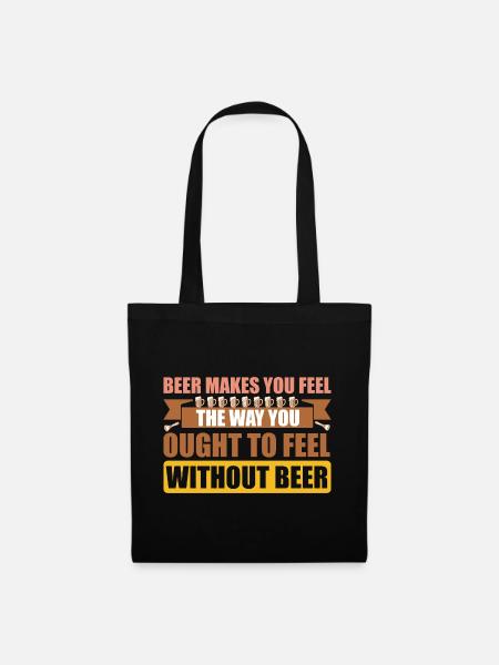 Beer Feelings - Stoffbeutel - Schwarz