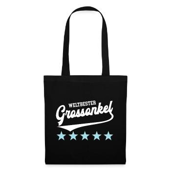 Grand-oncle parrain Meilleur oncle grand-oncle - Sac en tissu - noir - Devant