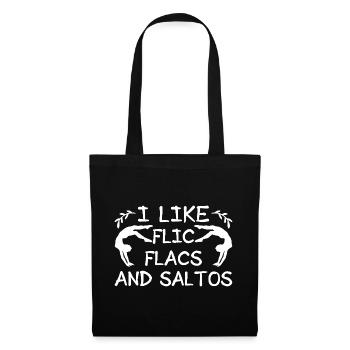 Circus Graphic I Like Flic Flacs Circus Performer - Tote Bag - black - Front
