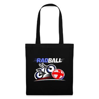 Radball, Cycleball, Hallenradsport - Stoffbeutel - Schwarz - Vorne