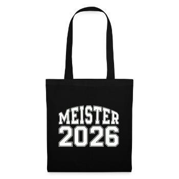 Champion 2026 Logo - Sac en tissu - noir - Devant