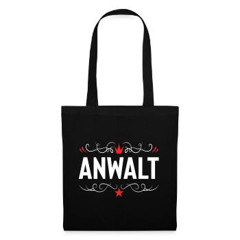 Profession d’avocat - Sac en tissu - noir - Devant