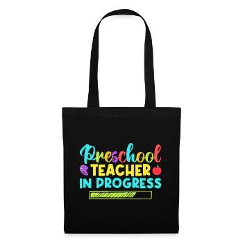 Pre K Teacher Preschool In Progress Kindergarten - Tote Bag - black - Front