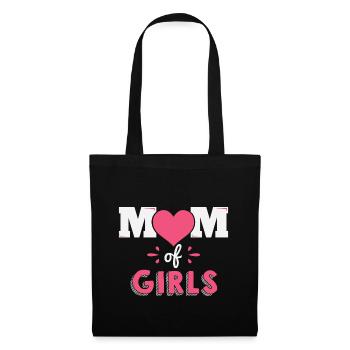 Mother of girl Mother Mother's Day gift - Tote Bag - black - Front