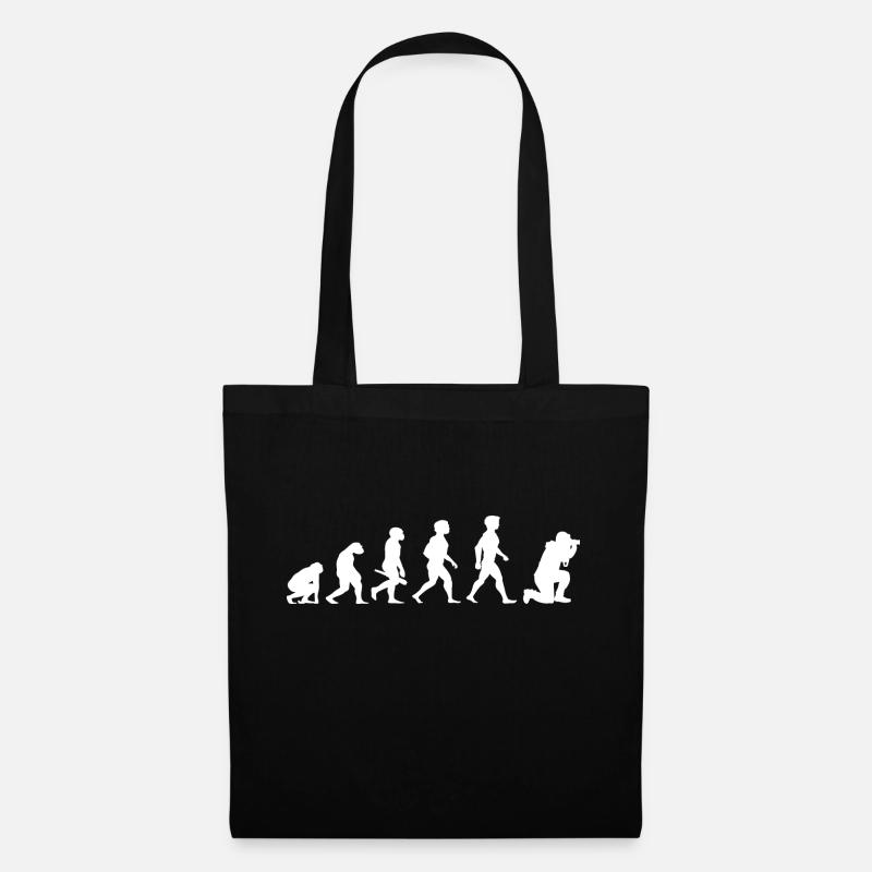 Evolution Photograph Photographer Camera Camera - Tote Bag - black
