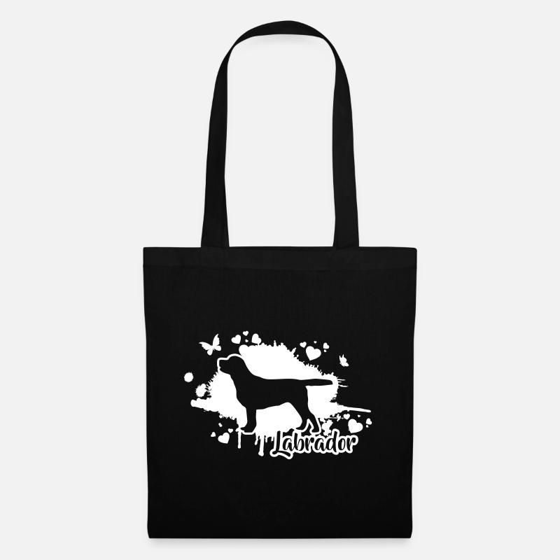 LABRADOR Retriever Labbi Hund Hunde Wilsigns - Stoffbeutel - Schwarz
