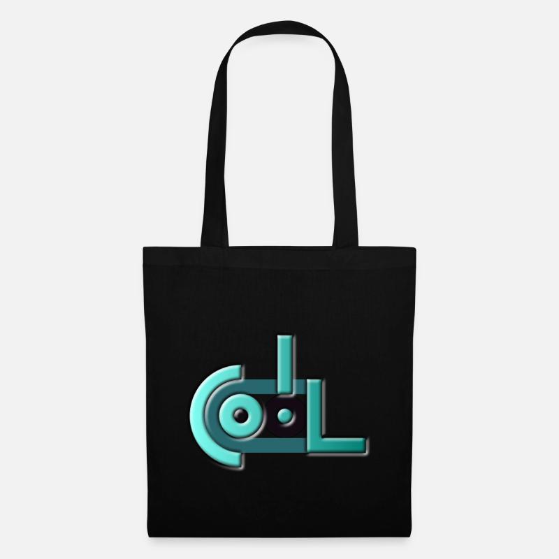Cool 3D Logo Exclamation Mark Typo - Tote Bag - black
