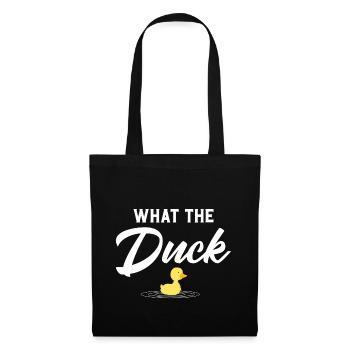 Ce que le canard - Sac en tissu - noir - Devant