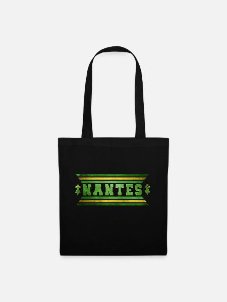 Football Nantes vintage - Sac en tissu - noir