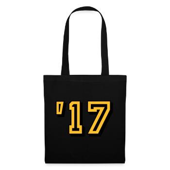 2017 ' 17 year 2017 - year 2017 - Tote Bag - black - Front