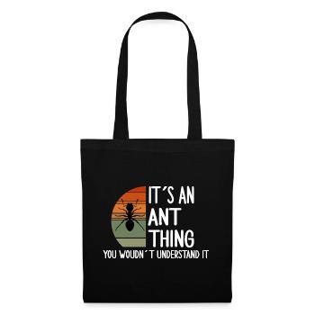 ant thing ants ant fan fireant - Tote Bag - black - Front