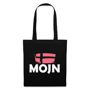 dansk Denmark Symbol Flag Flag Logo Graphic - Tote Bag - black - Front