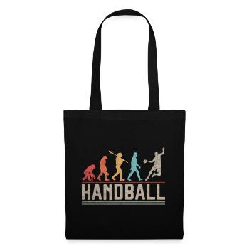 Handball Evolution Handball Player Cadeau - Sac en tissu - noir - Devant