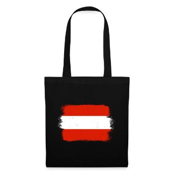 Austria Flag Austria Austrian Flag AT - Tote Bag - black - Front