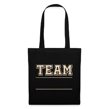 Équipe - Sac en tissu - noir - Devant