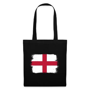 England Flag Vintage English Flag Used Look - Tote Bag - black - Front
