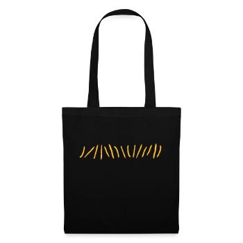 Adjacent French fries - Tote Bag - black - Front