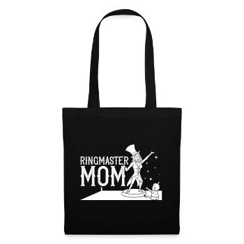 Circus Birthday Party Mama Theme Ringmaster - Tote Bag - black - Front