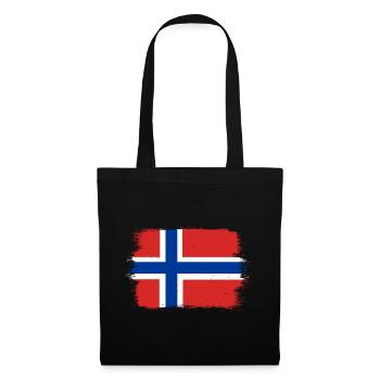 Norway Flag Scandinavia Norwegian Flag - Tote Bag - black - Front